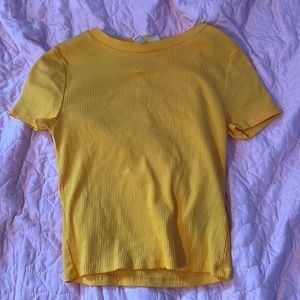 yellow small t-shirt from H&M